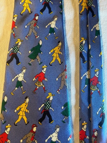 Superbe cravate tintin soie - cravate,